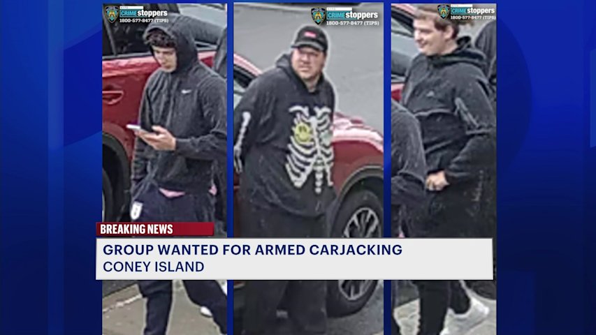Video thumbnail for Group sought in connection to armed robbery in Coney Island
