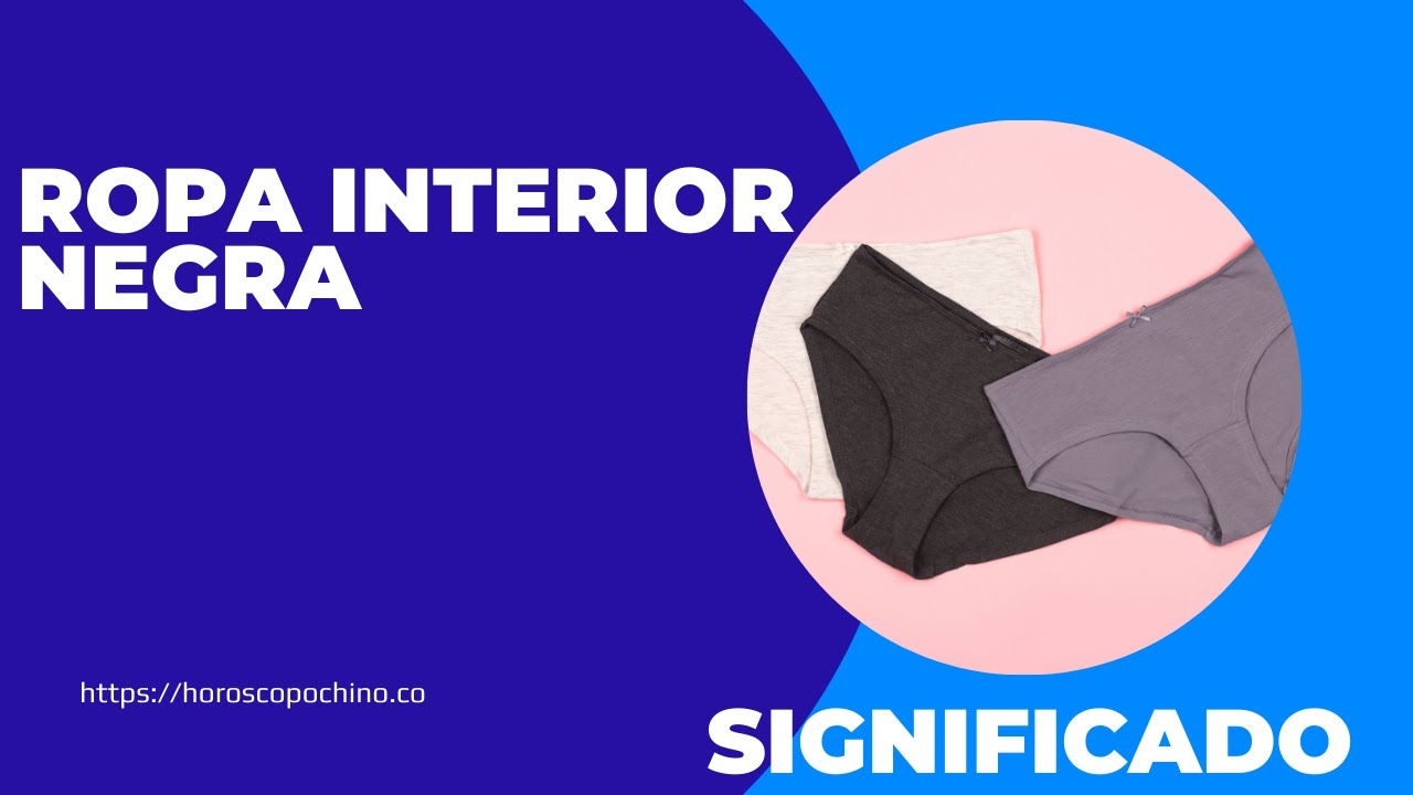 'Video thumbnail for Ropa interior negra significado: video blog'