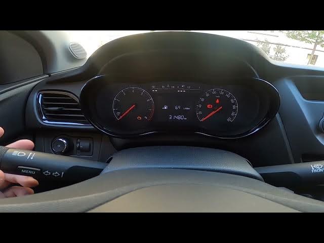 Video thumbnail for How to Navigate Through the Speedometer Display Opel Karl ( 2015 – 2018 )