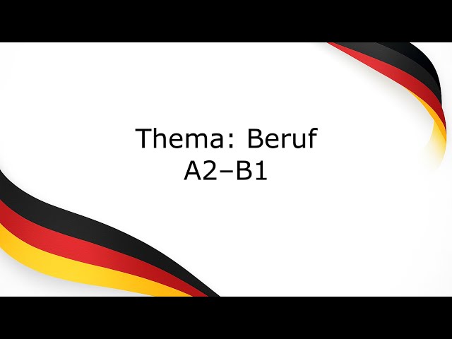 Video thumbnail for Deutsch sprechen lernen für Deutschlernende im Selbststudium: Tägliche Gesprächsübungen A2–B1 Niveau