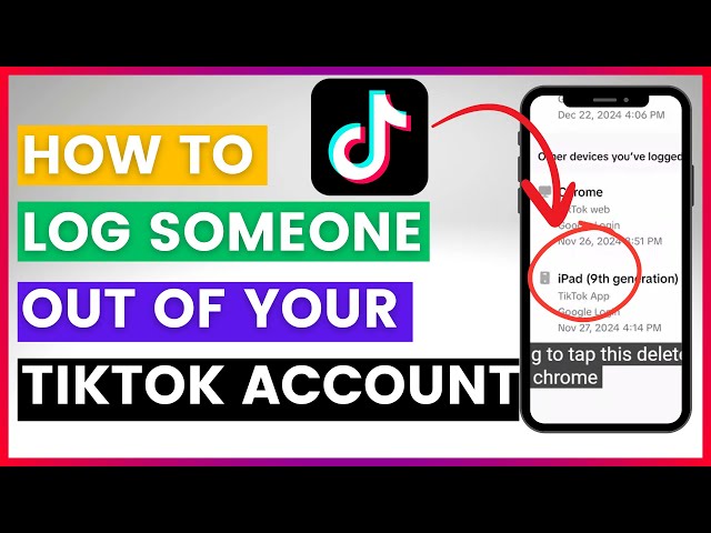 Video thumbnail for How To Log Someone Out Of Your TikTok Account (In 2025)