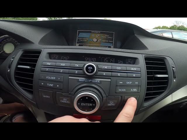 Video thumbnail for How to Enable or Disable Night Mode in Honda Accord VIII ( 2007 – 2016 ) - Change Display Mode