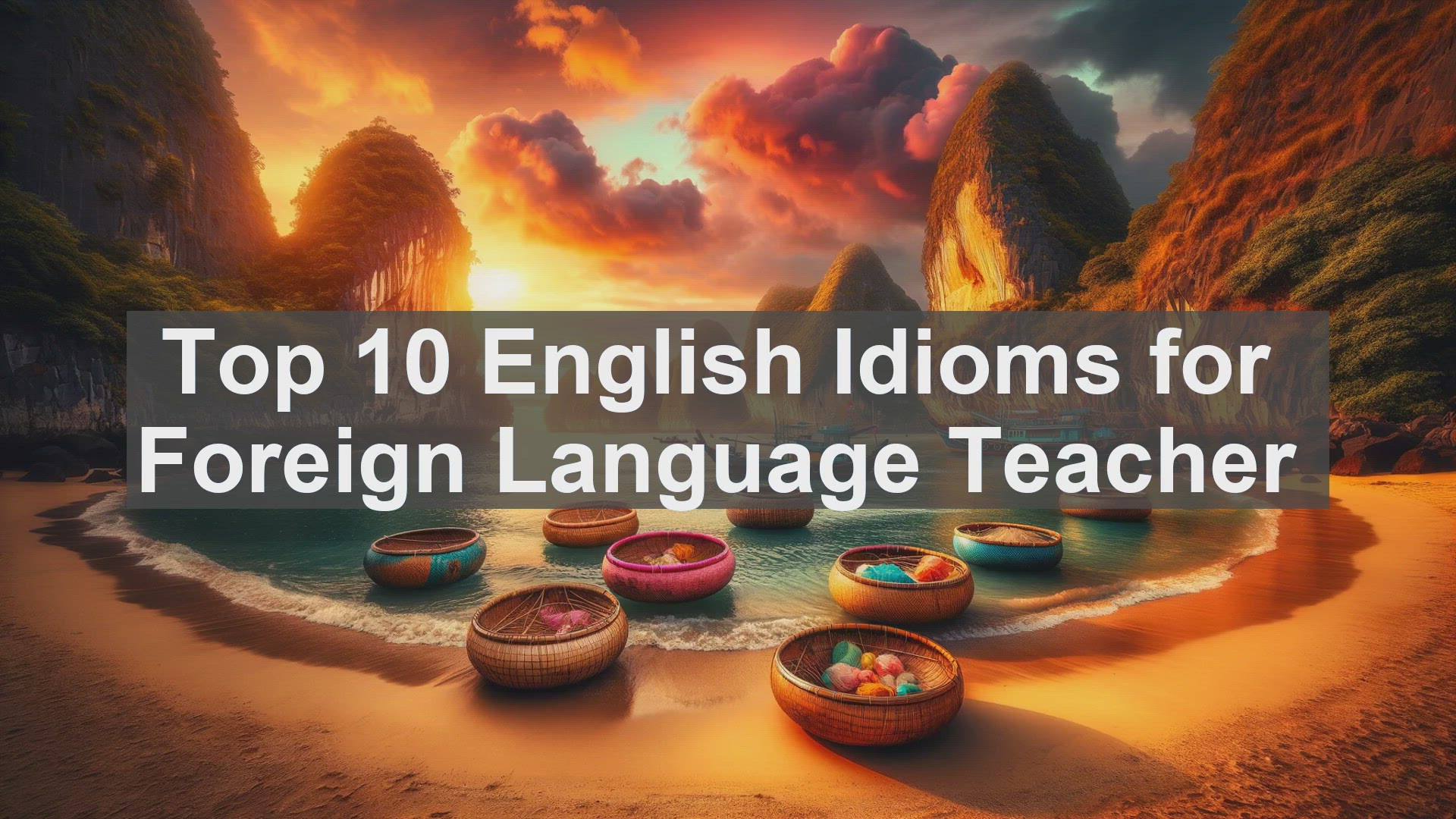 'Video thumbnail for Top 10 English Idioms for Foreign Language Teacher'