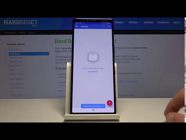Video thumbnail for How to Import Contacts from SONY Xperia 1 SIM Card to Phone Storage