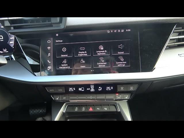 Video thumbnail for How to Check Rear Camera View in Audi A3 8Y ( 2020 - now ) - Enter Rear Camera View