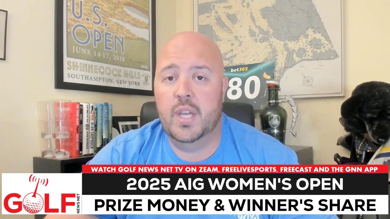 Video thumbnail for The 2025 AIG Women's British Open winner's share is a major check