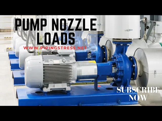 'Video thumbnail for Centrifugal Pump Types, Expansion and Nozzle Loads'