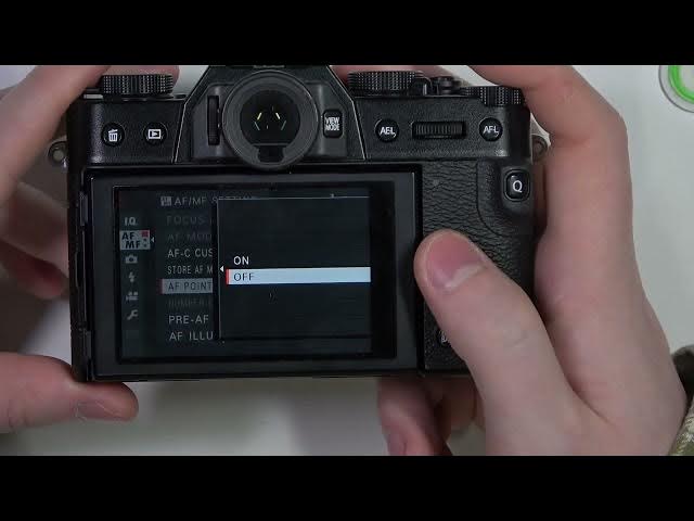 Video thumbnail for How to Enable & Disable Focus Point Display on Fujifilm X T30?