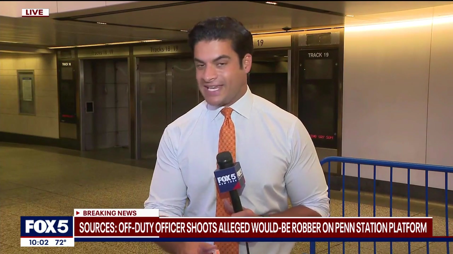 'Video thumbnail for Man shot in attempted robbery involving off-duty NYPD couple at Penn Station'