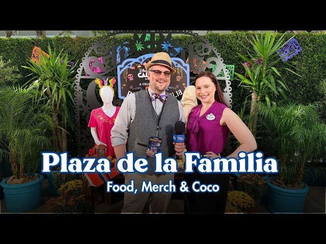 Video thumbnail for Plaza de la Familia Kickoff: Food, Merch & Coco | Disneyland Resort 4K 🌼💀🎸