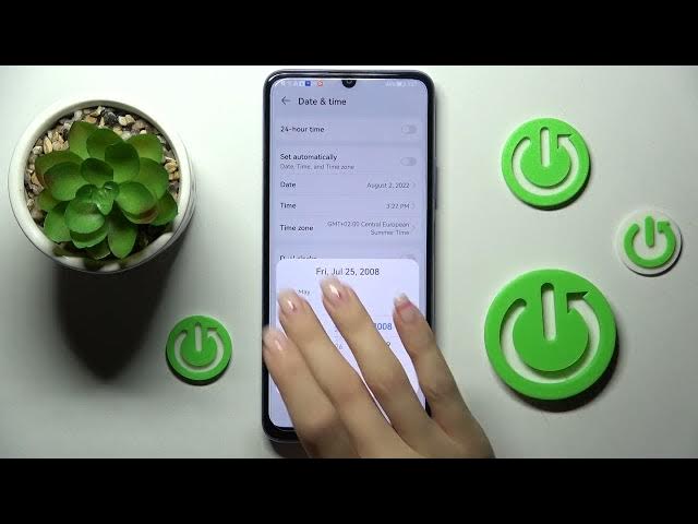 Video thumbnail for Huawei Nova Y70 - How To Change Date & Time