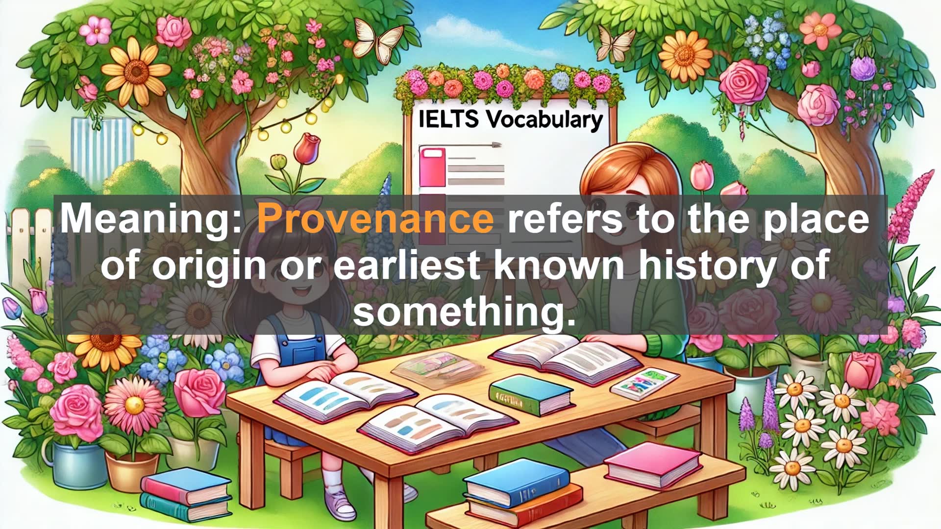 'Video thumbnail for 2000 Must Know IELTS 9.0 Vocabulary - Provenance: Tracing the Origins of Valuable Artifacts'