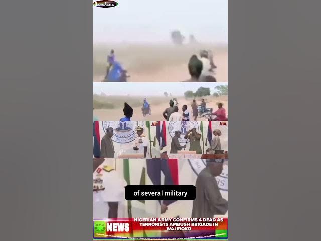Video thumbnail for Nigerian Army Confirms 4 Dead As Terrorists Ambush Brigade In Wajiroko