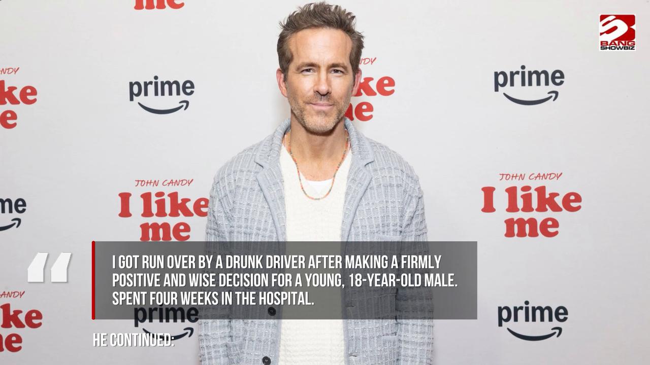 Video thumbnail for Ryan Reynolds recounts how he 'broke every bone' on one side of his body