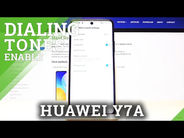 Video thumbnail for How to Enable Dial Pad Tones in HUAWEI Y7a – Turn Off Sound Effects