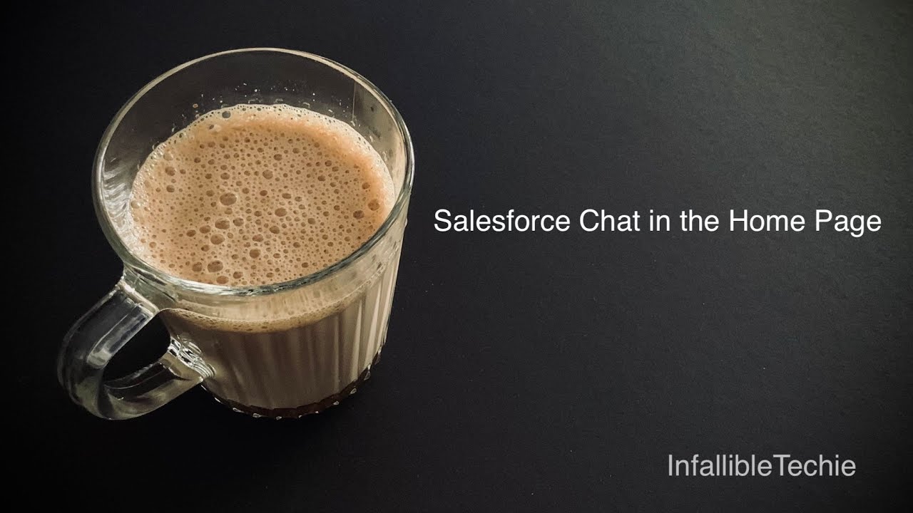 'Video thumbnail for Salesforce Chat in the Home Page'