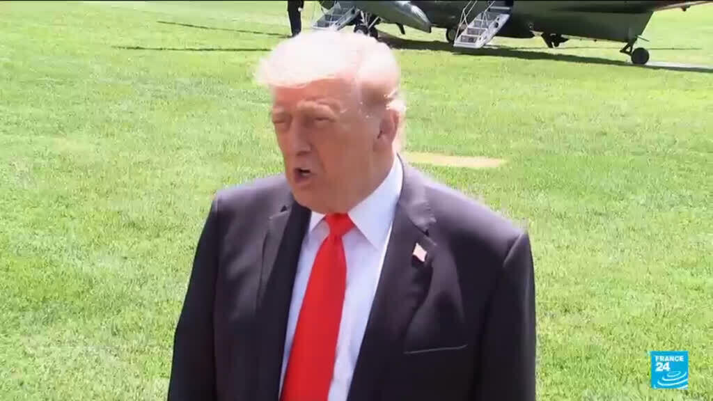 Video thumbnail for Trump told Congress that hostilities "have terminated"