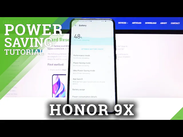 Video thumbnail for How to Activate Power Saving Mode in HONOR 9x – Extend Battery Life