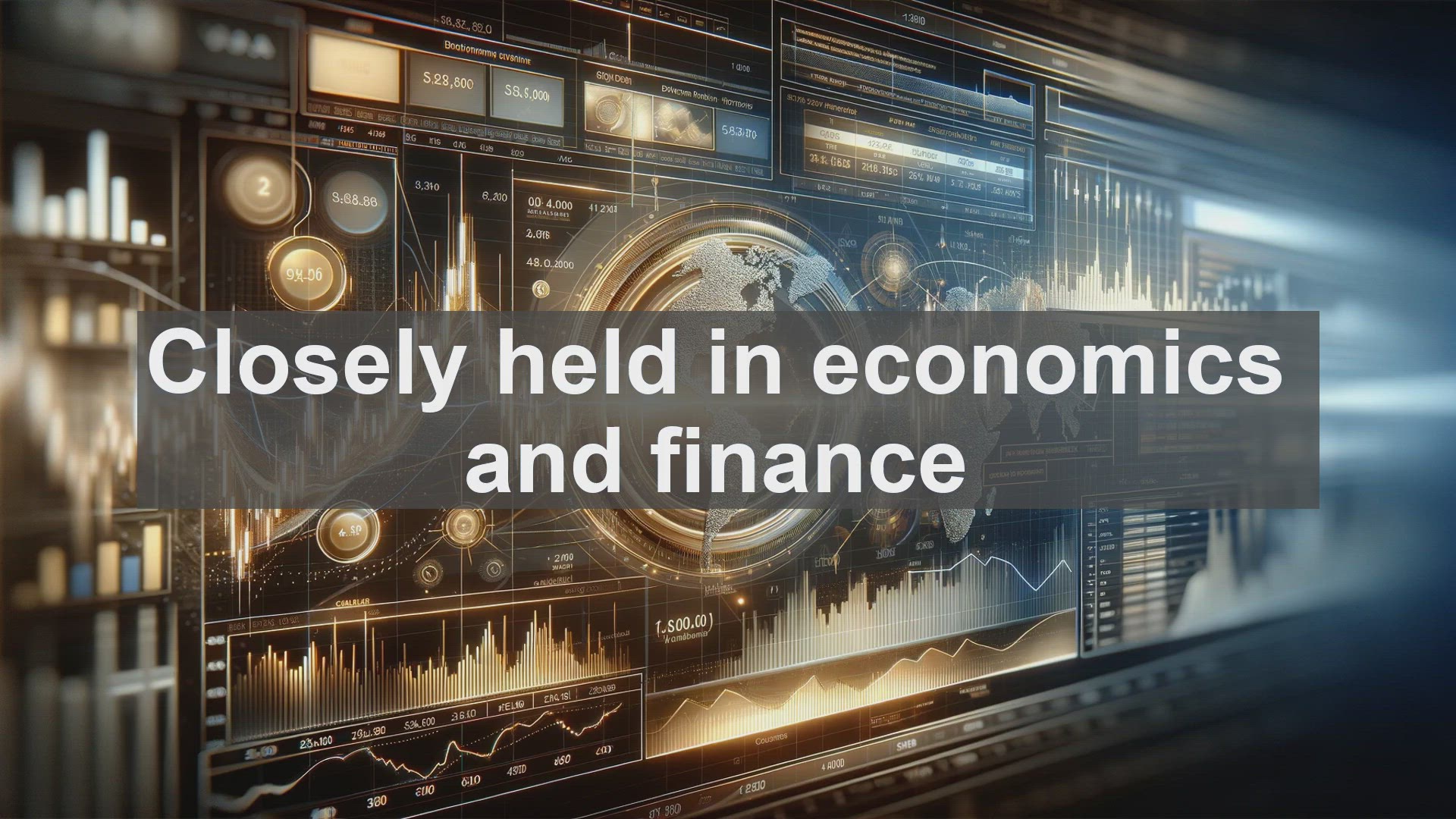 'Video thumbnail for Closely held in economics and finance'