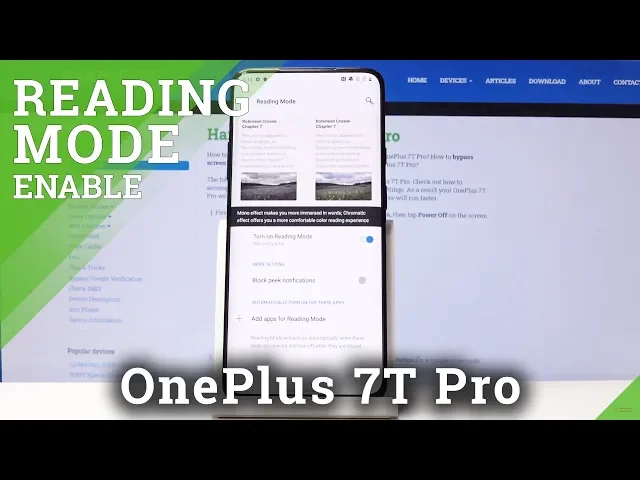 Video thumbnail for How to Enable Reading Mode in OnePlus 7T Pro – Brightness / Displaying