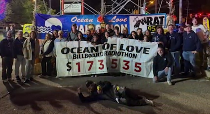 Video thumbnail for Jersey Proud: WRAT’s Gotts raises $173,000 for children with cancer from Toms River billboard