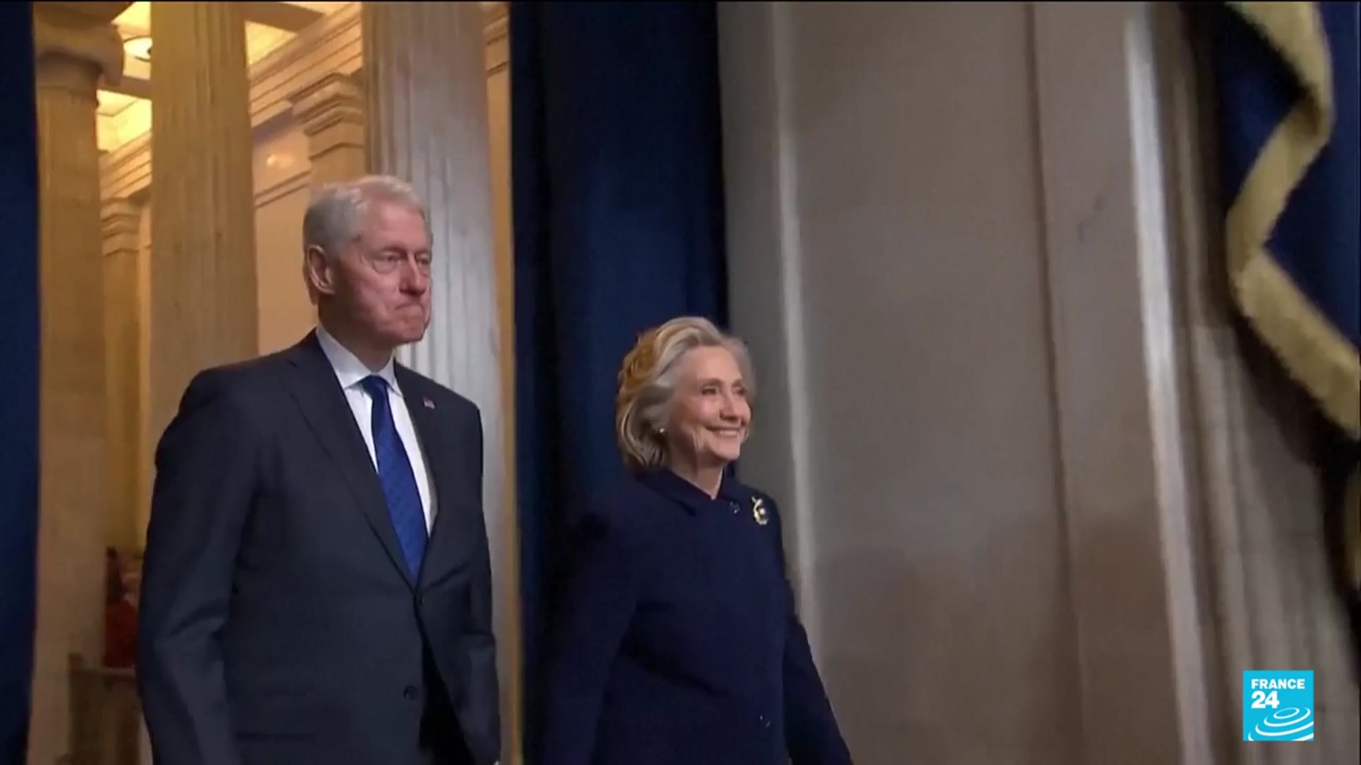 'Video thumbnail for Bill and Hillary Clinton subpoenaed in Epstein probe'