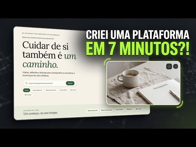 Video thumbnail for Testei uma IA que cria plataformas - e o resultado me surpreendeu