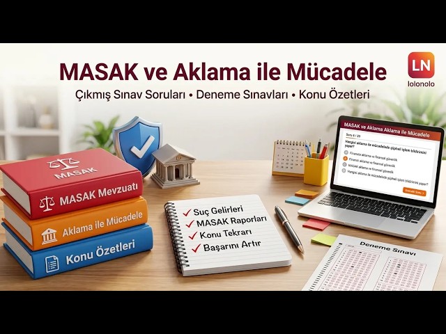 Video thumbnail for Banka Unvan Sınavı MASAK ve Aklama ile Mücadele Testi