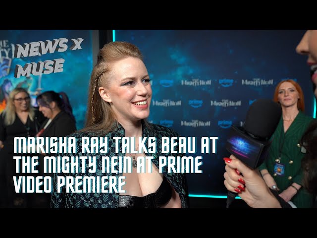 Video thumbnail for Marisha Ray Talks Beau at The Mighty Nein at Prime Video Premiere
