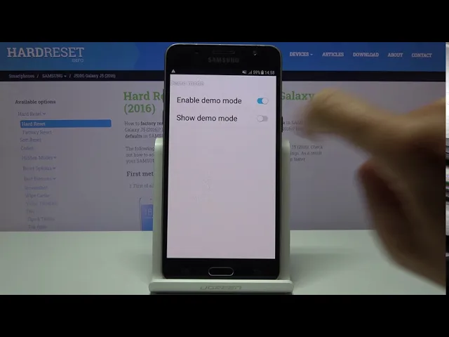 Video thumbnail for How to Turn On Demo Mode on SAMSUNG Galaxy J5 (2016) – Enable Demo Mode