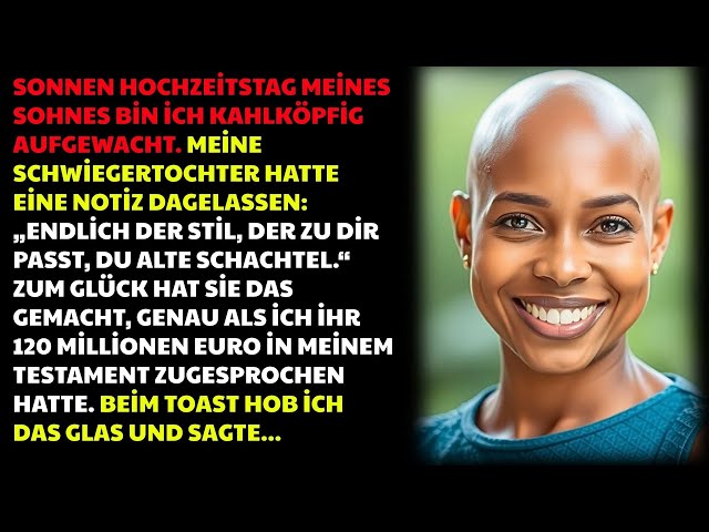 Video thumbnail for Am Hochzeitstag meines Sohnes wachte ich ohne Haare auf – dann kam die Nachricht seiner Braut 💌