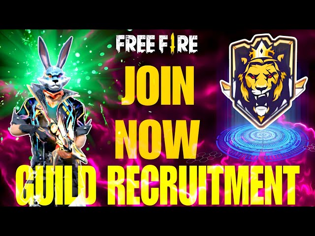 Video thumbnail for GUILD RECRUITMENT 🔥#freefirelive#freefiretelugu