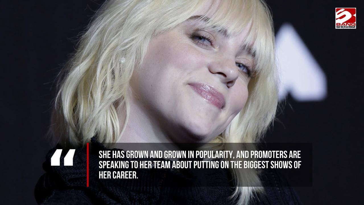 Video thumbnail for Billie Eilish planning 'biggest shows' of her career