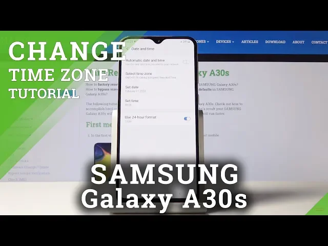 Video thumbnail for How to Change Date & Time in SAMSUNG Galaxy A30s – Time Settings