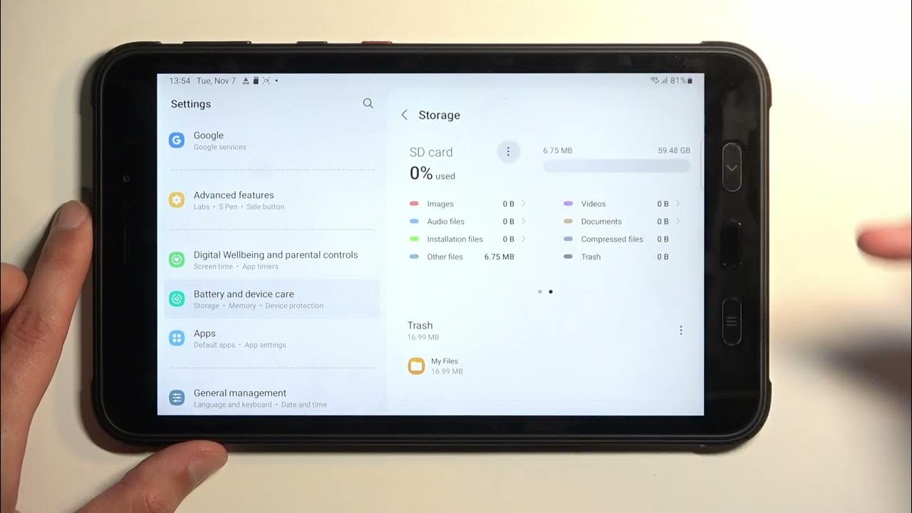 Video thumbnail for How to Format SD Card on Samsung Tab Active – Free Some Memory Space