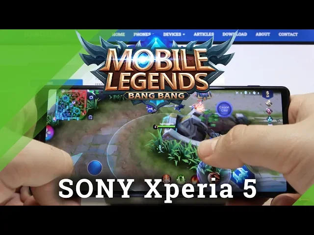 Video thumbnail for Mobile Legends Gameplay Performed on SONY Xperia 5 - Check FPS Counter