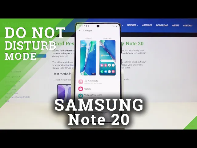 Video thumbnail for How to Change Wallpaper in SAMSUNG Galaxy Note 20 - Desktop Update