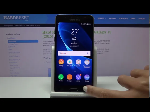 Video thumbnail for How to Change Wallpaper in SAMSUNG Galaxy J5 (2016) – Set a New Wallpaper