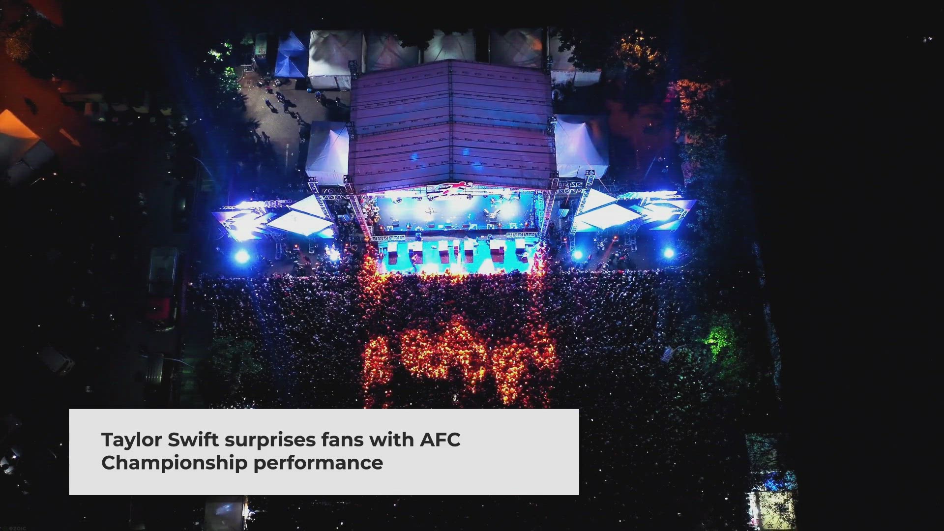 'Video thumbnail for Taylor Swift's AFC Championship Performance: A Memorable Moment in Football History'