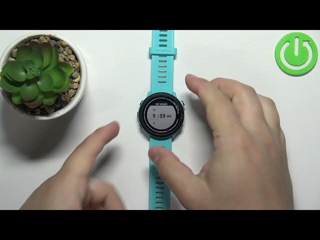 Video thumbnail for How to Change Time on GARMIN Forerunner 55 - Set Up Time