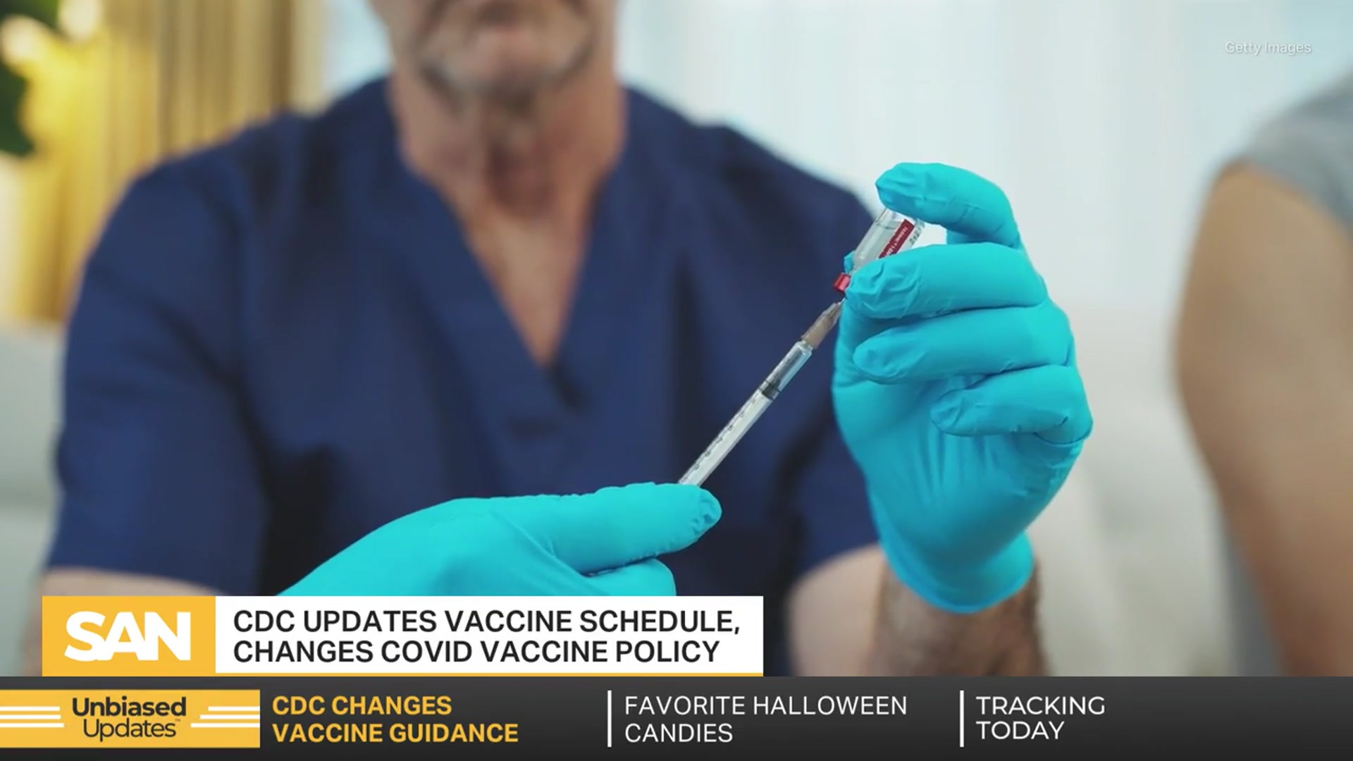 'Video thumbnail for CDC updates vaccine schedule, changes COVID-19 shot policy'