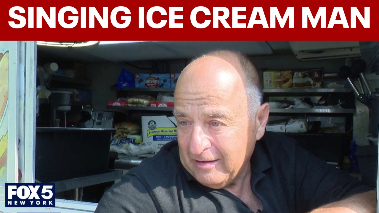 Video thumbnail for Soft serve and Sinatra! Meet New York's singing ice cream man