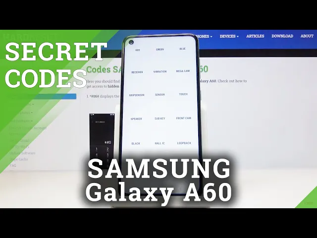Video thumbnail for Secret Codes on SAMSUNG Galaxy A60 – Hidden Features
