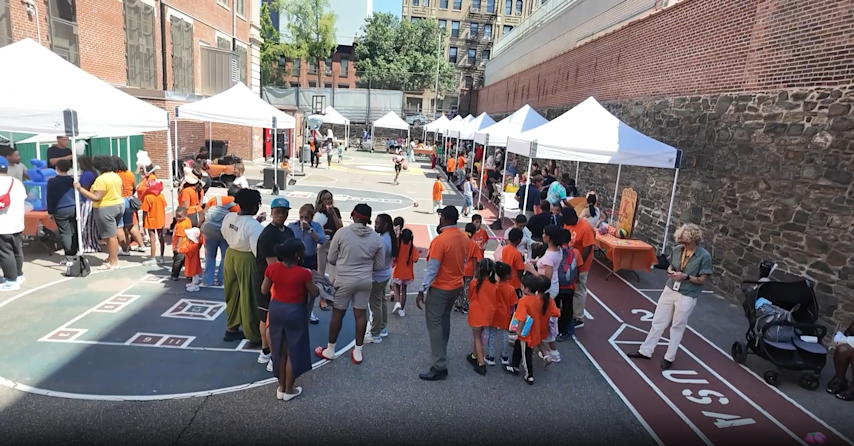 Video thumbnail for Carnival brings summer fun to children living in NYC shelters