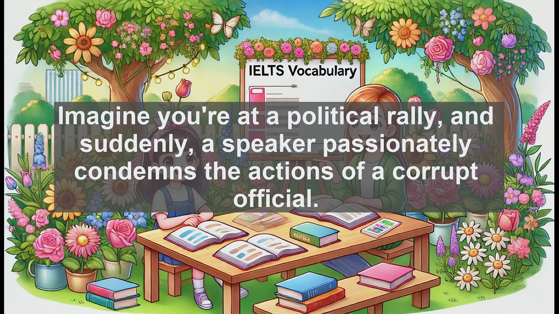 'Video thumbnail for 5000 Must Know IELTS 8.0 Vocabulary - Mastering 'Denounce': Boost Your IELTS Score to Band 8.0'