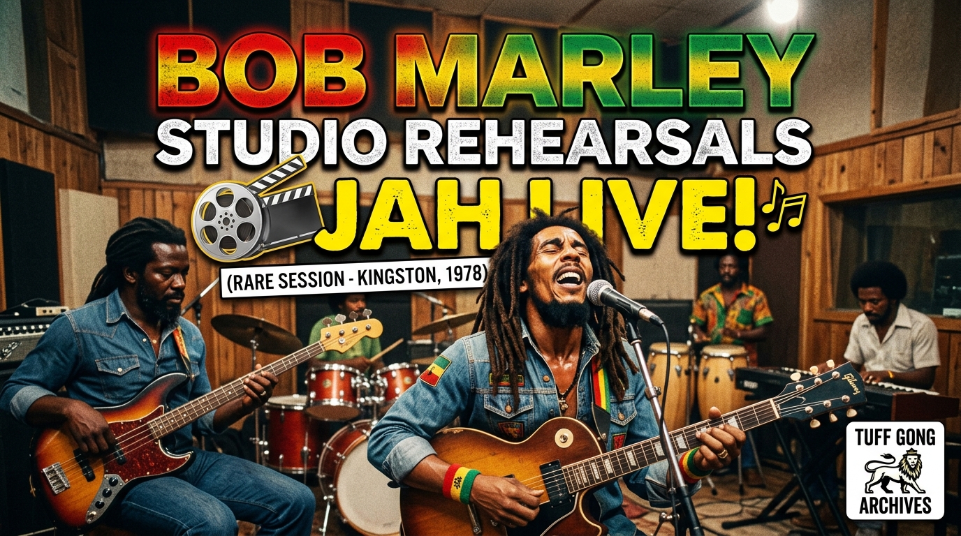 Video thumbnail for Bob Marley studio rehearsals Jah live