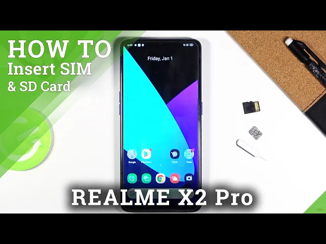 Video thumbnail for How to Insert Nano SIM & Micro SD in REALME X2 Pro – Network Connection & External Storage