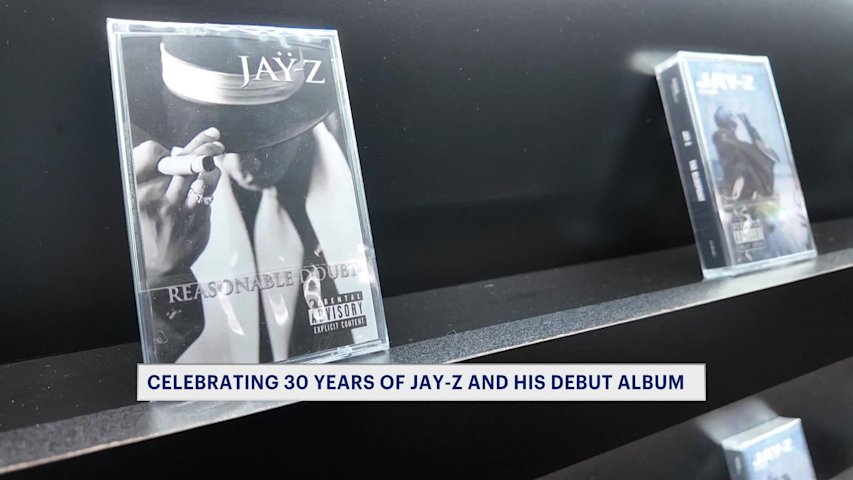 Video thumbnail for Roc Nation unveils pop-up event honoring Jay-Z's career, 30th anniversary of debut album