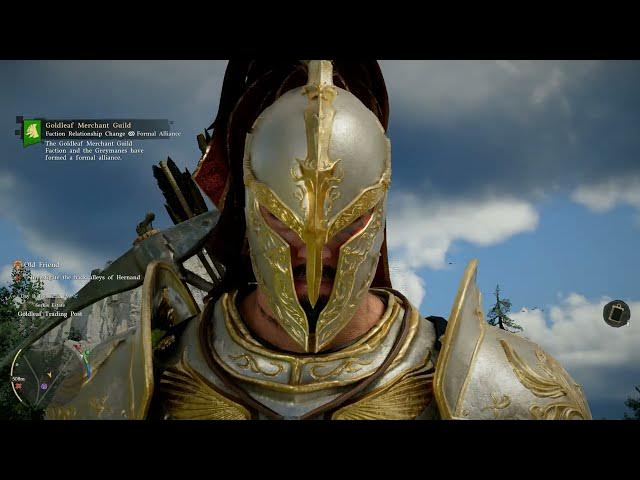 Video thumbnail for Crimson Desert - Chapter 3 Old Friend: Abyss Gears | Gold Leaf Guild Alliance | Sword of The Lord