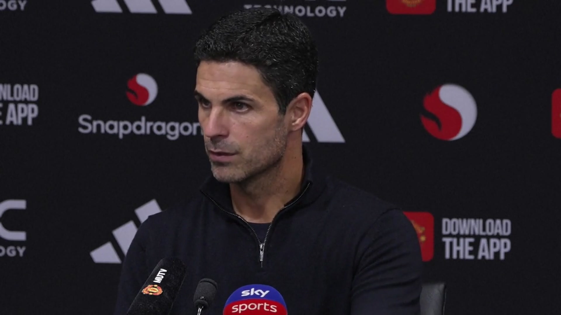 'Video thumbnail for Arteta all smiles after 'big, big result' at Old Trafford'